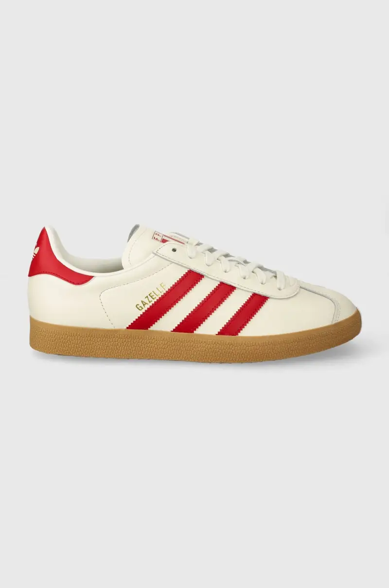 adidas Gazelle Off White / Team Power Red / Gum ID3720 Beige