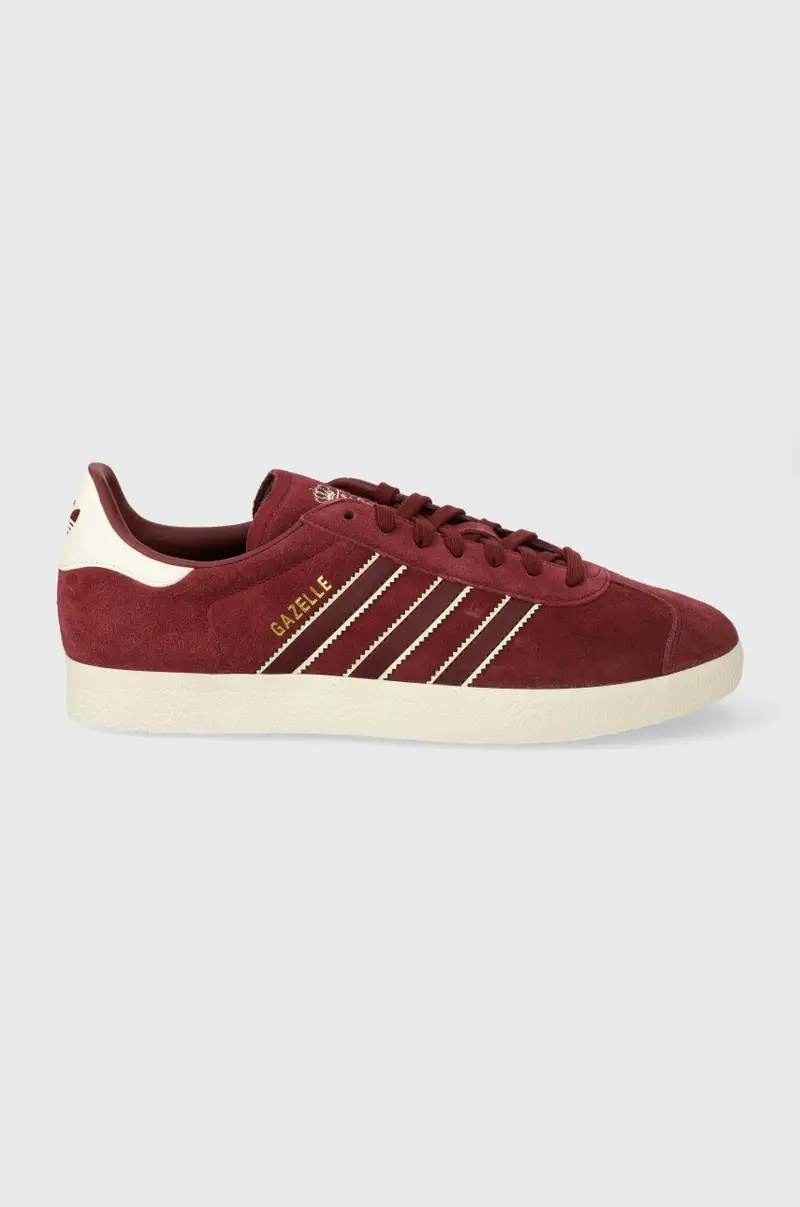 adidas Gazelle Shadow Red / Cream White / Gold Metallic ID3724 Granata
