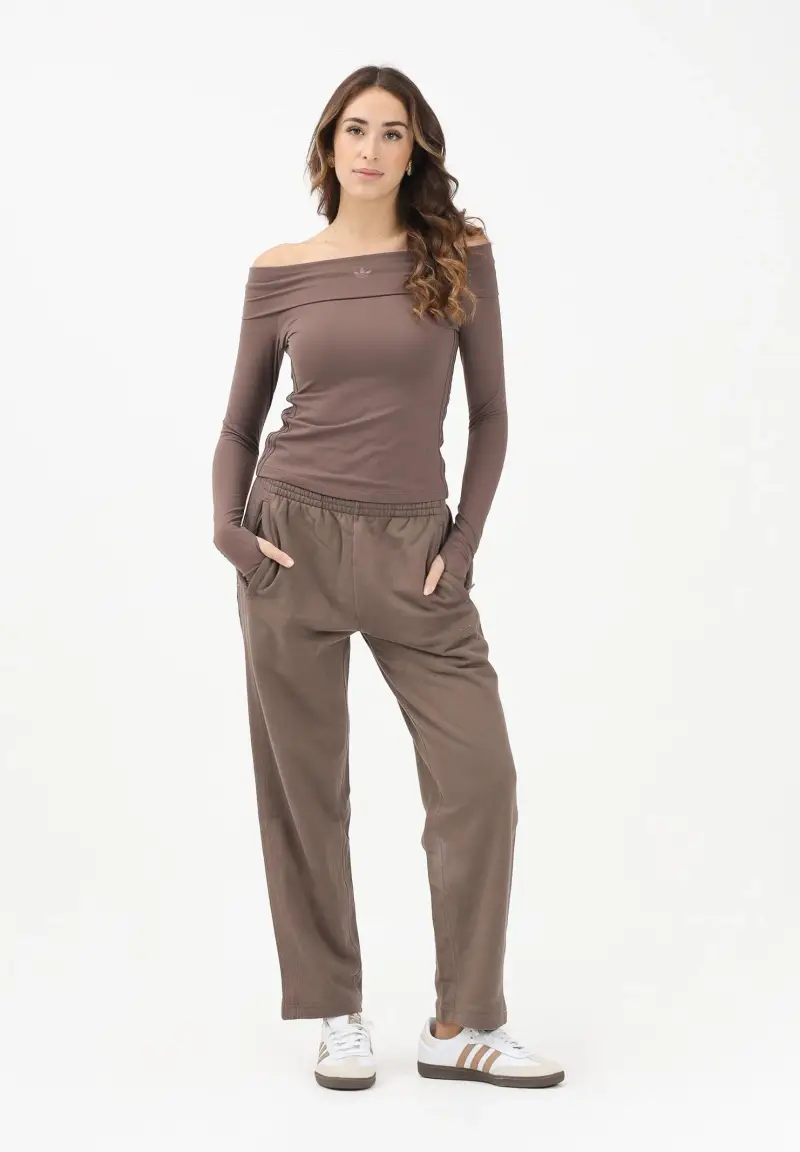 ADIDAS ORIGNALS Pantalone sportivo Premium Essentials Open Hem marrone da donna miniatura 2