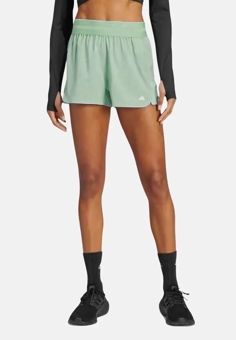 ADIDAS PERFORMANCE Shorts Pacer verde salvia da donna