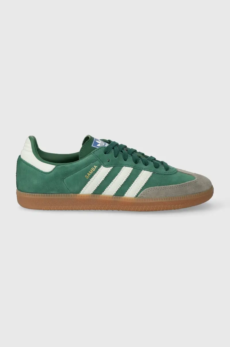 adidas Samba OG Collegiate Green Gum Grey Toe ID2054 Turchese