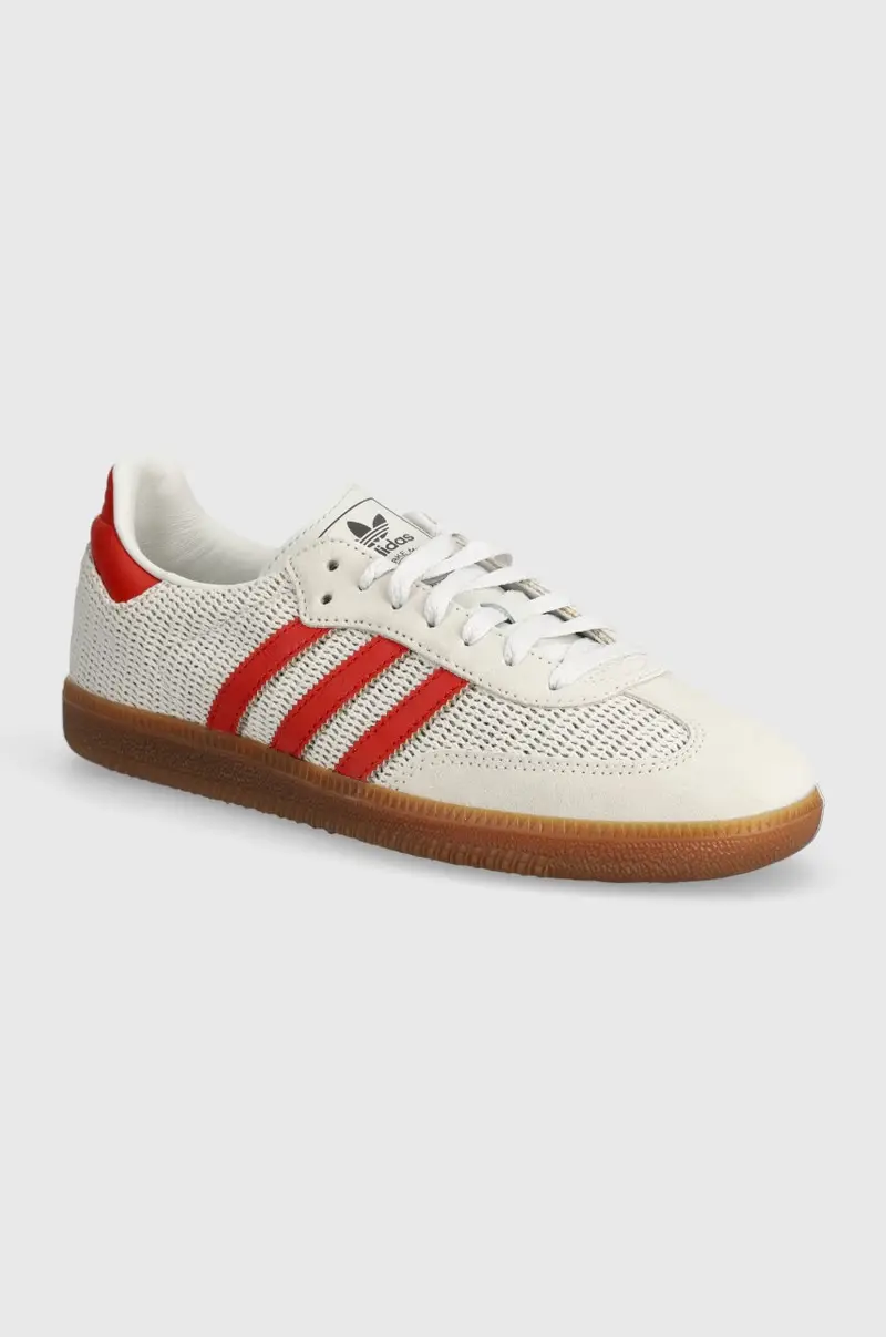 adidas Samba OG Crystal White Preloved Red IG1380 Bianco