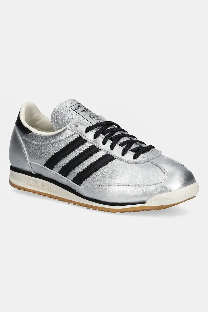 adidas SL 72 OG Silver Metallic Black Gum JH6363 Argento