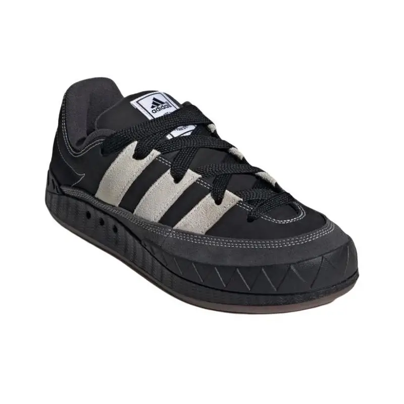 Originals Adimatic Scarpe da Skate Basse Versatili Antiscivolo Moda Unisex Sneakers Nere ID3938 39⅓ miniatura 4