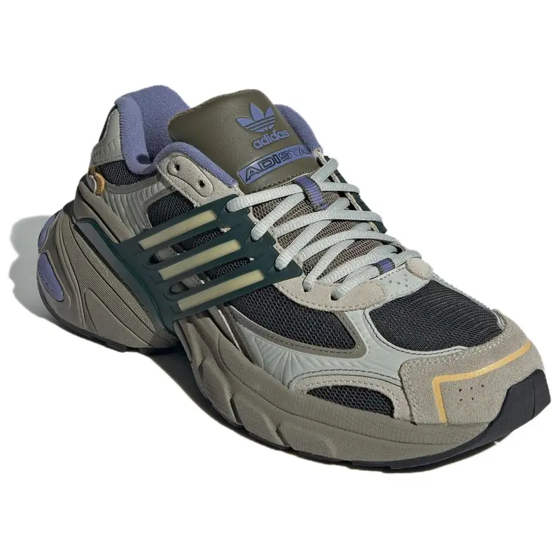 Originals Adistar Xlg Scarpe da Papà Comode Versatili Antiscivolo Resistenti all Usura Sneakers Unisex Basse Verde Scuro IH5929 47⅓ miniatura 3