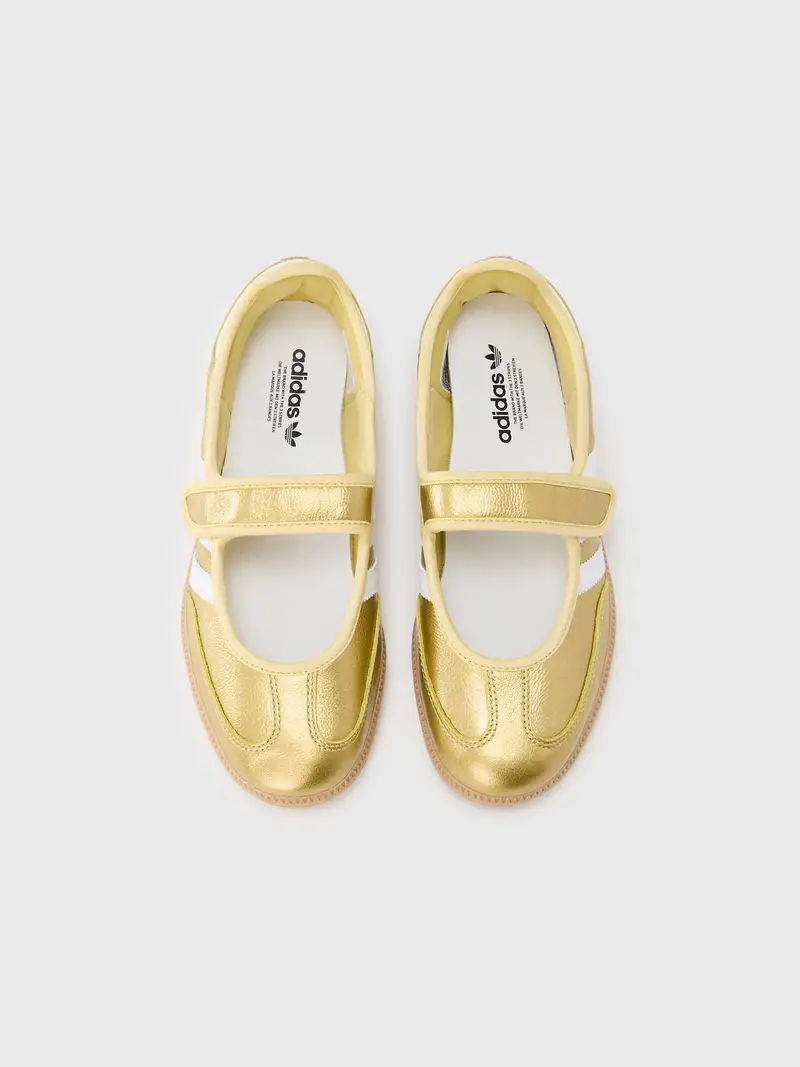 Ballerina con cinturino SAMBA JANE oro / bianco miniatura 3