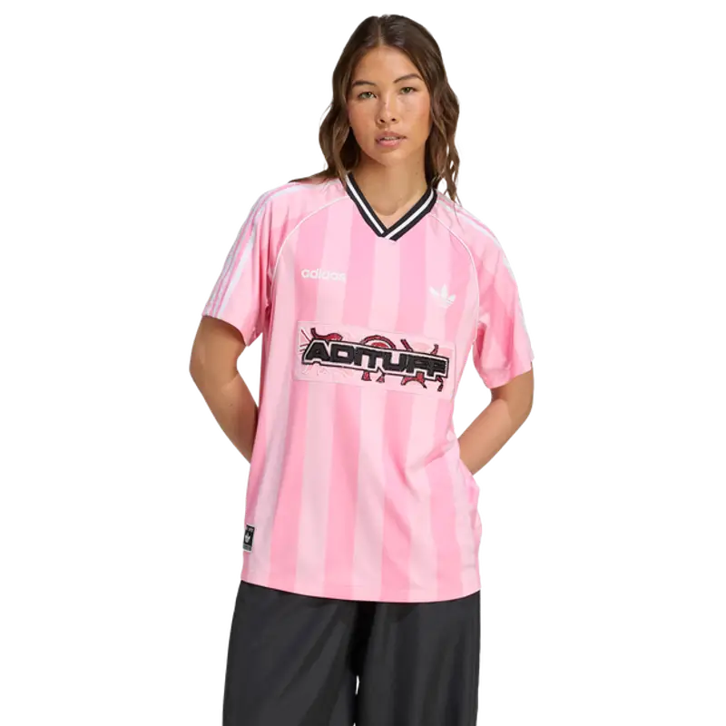 Adidas Originals Beads Jersey female Maglie/Repliche - Rosa - Poly Mesh - Foot Locker