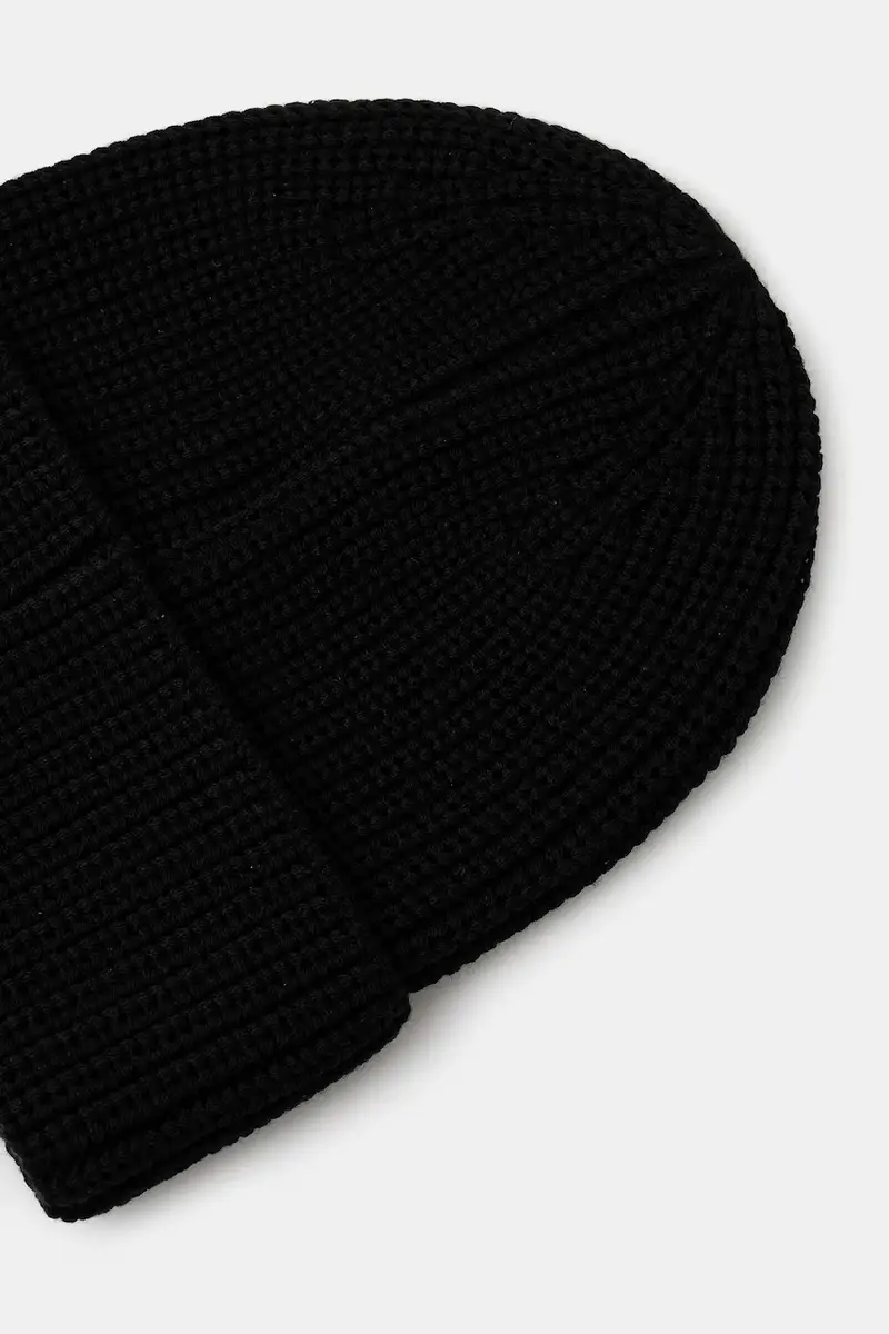 berretto in lana x Willy Chavarria Knit Beanie Nero miniatura 2
