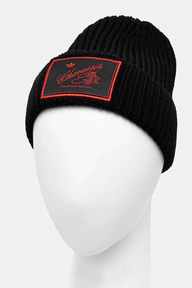 berretto in lana x Willy Chavarria Knit Beanie Nero miniatura 3
