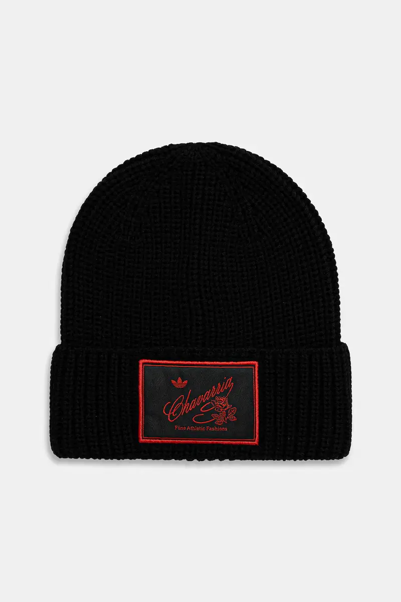 berretto in lana x Willy Chavarria Knit Beanie Nero