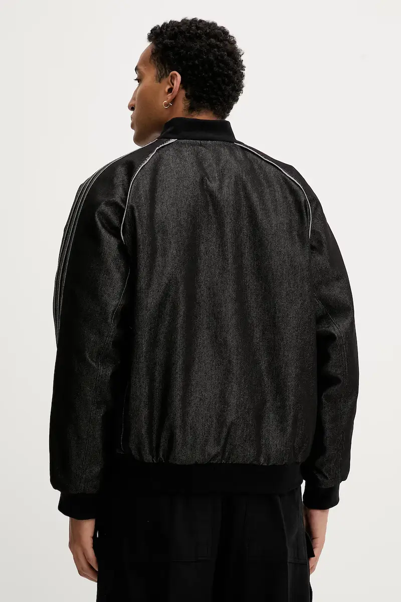 bomber in denim Denim Jkt colore nero JY2796 miniatura 3