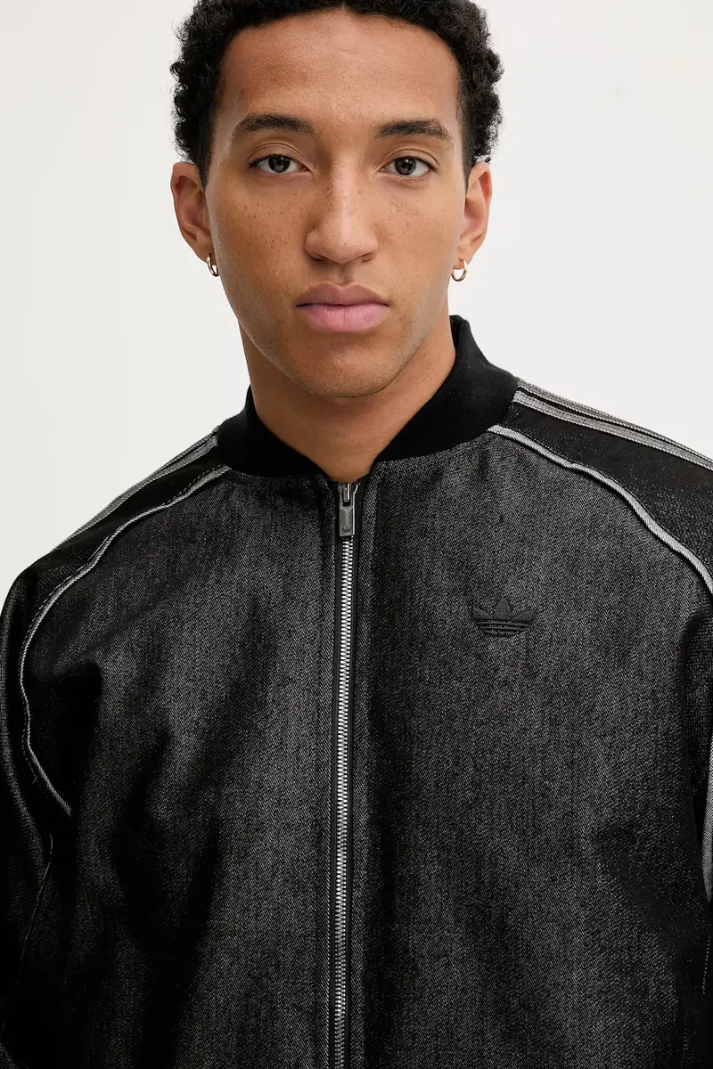 bomber in denim Denim Jkt colore nero JY2796 miniatura 4