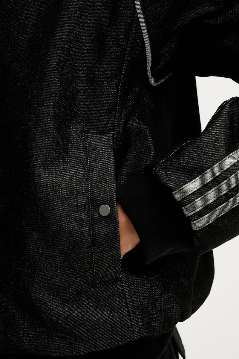 bomber in denim Denim Jkt colore nero JY2796 miniatura 5