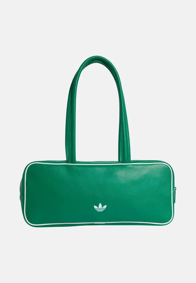 Borsa a spalla Adicolor Elongated Airliner verde da donna