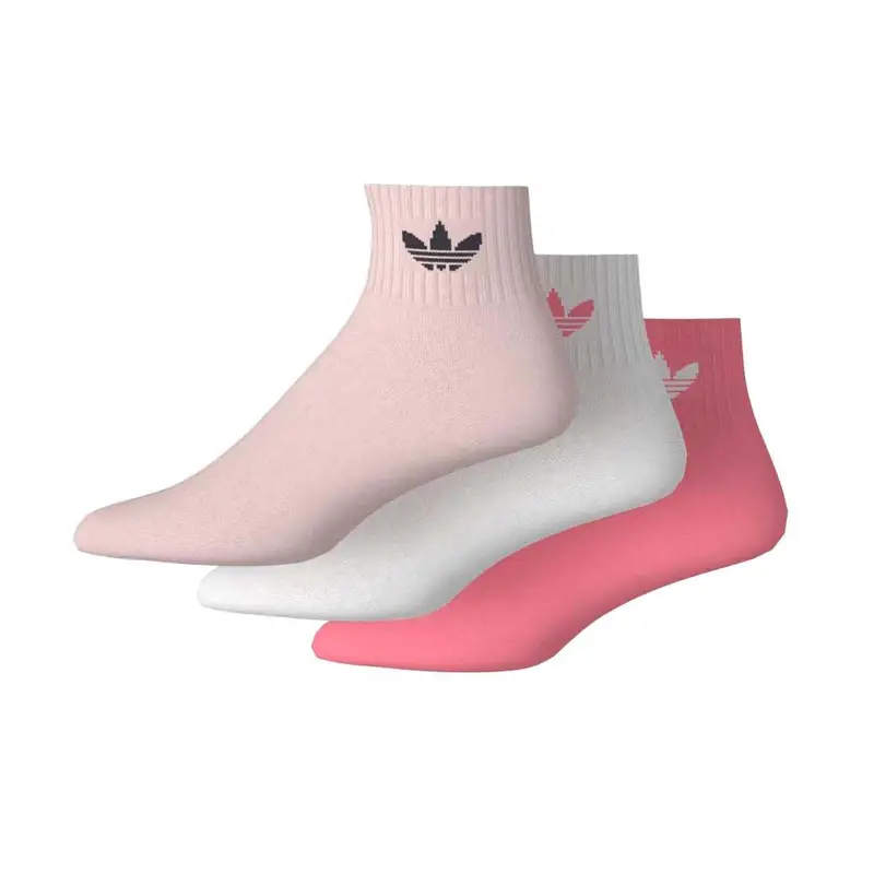 Calza Quarter 3 Pack Fuxia M