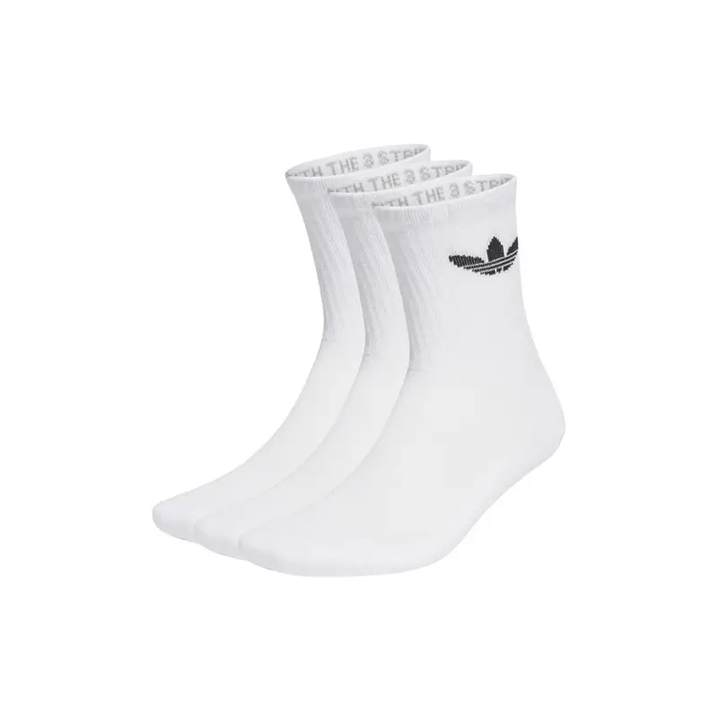 Calze Tris Pack Logo Bianco Uomo M
