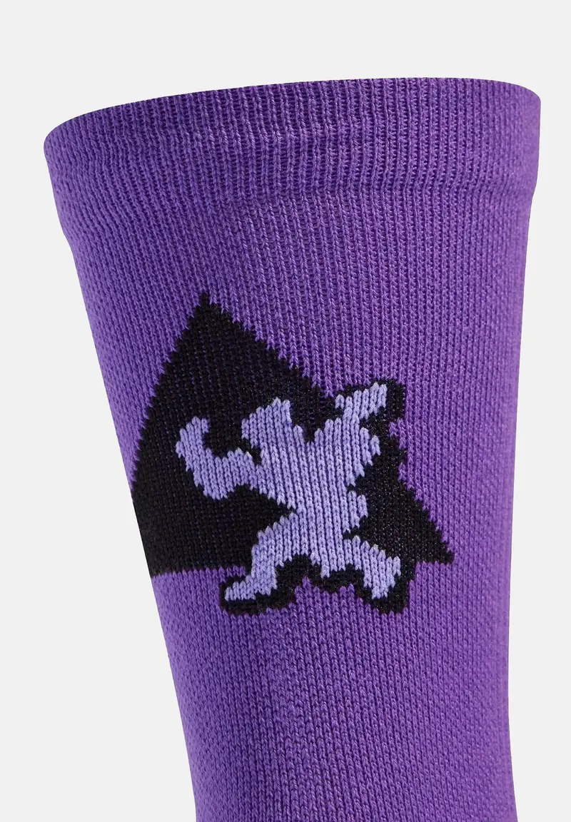 Calzini (2paia) adidas x Jeremy Scott viola e neri da donna miniatura 2