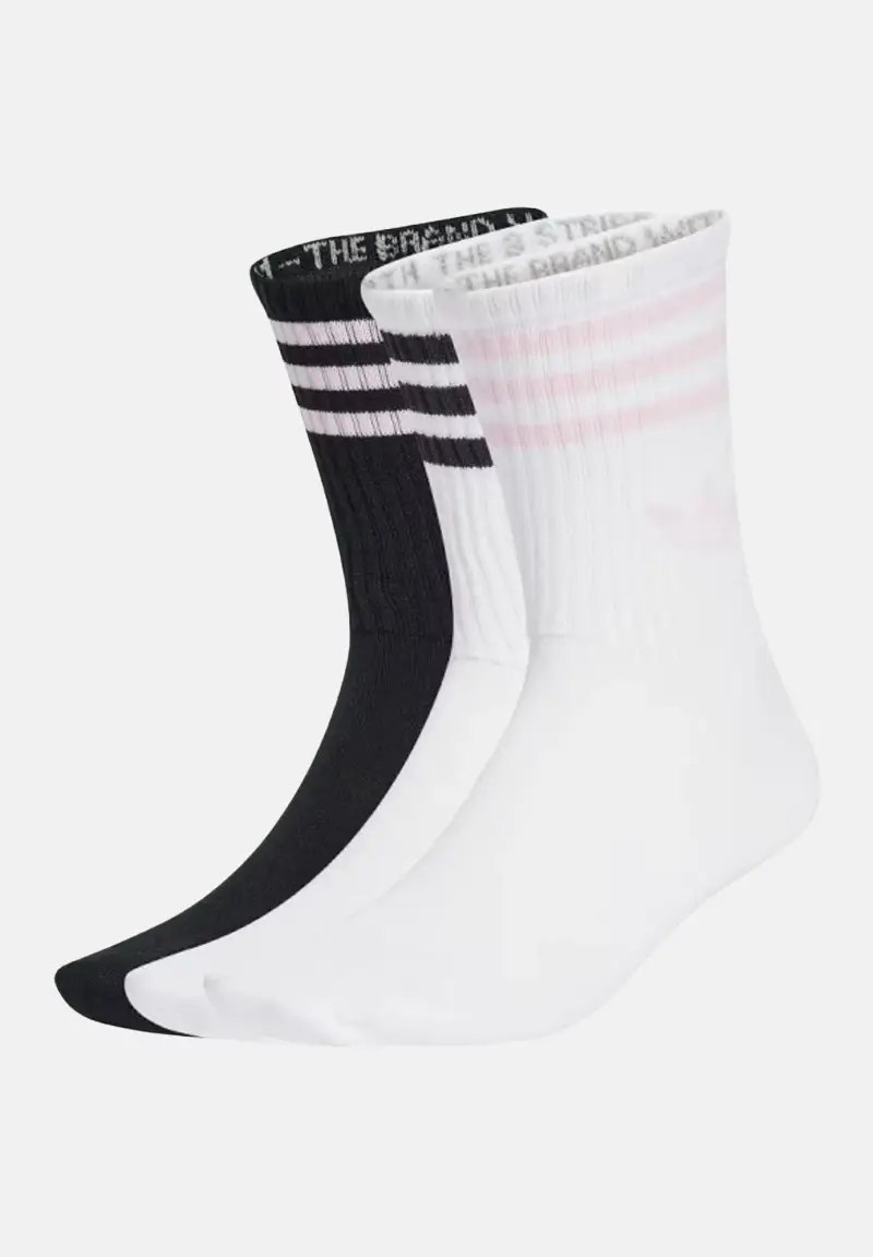 Adidas Originals Calzini multicolore 3-Stripes Crew per uomo e donna