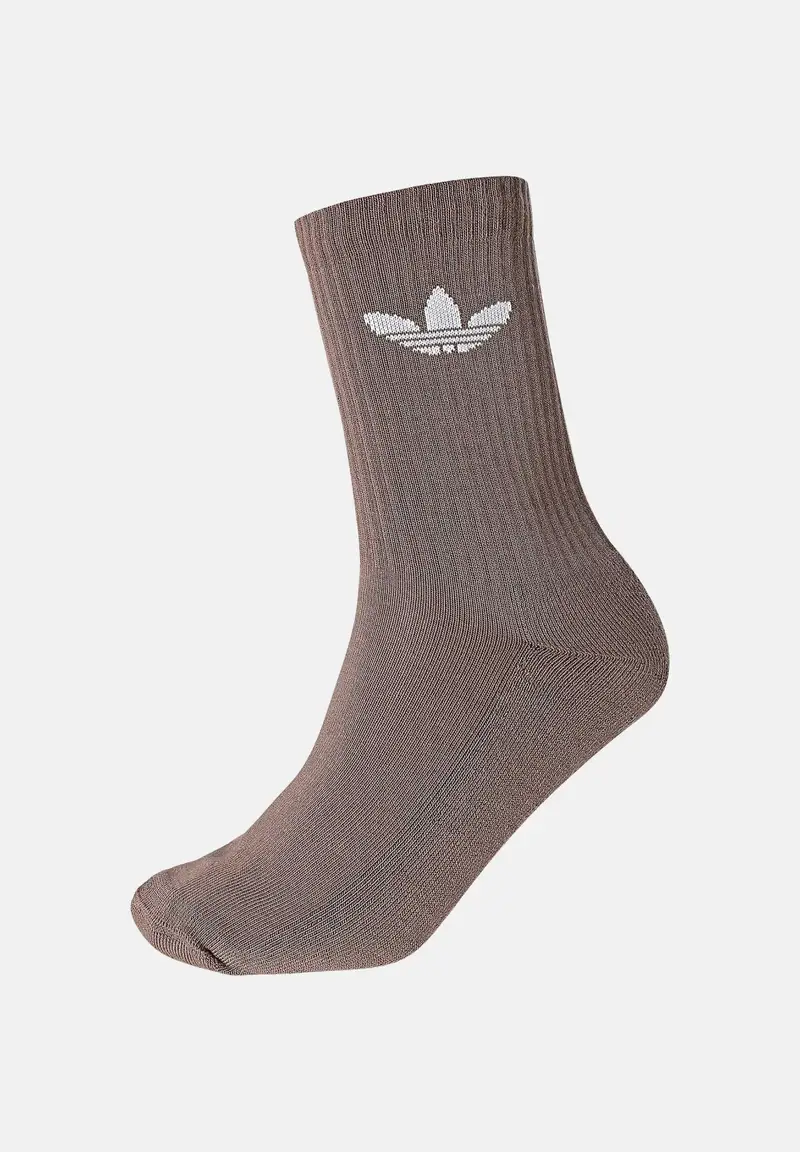 Calzini (6paia) Trefoil Crew panna, beige e marroni per uomo e donna miniatura 2