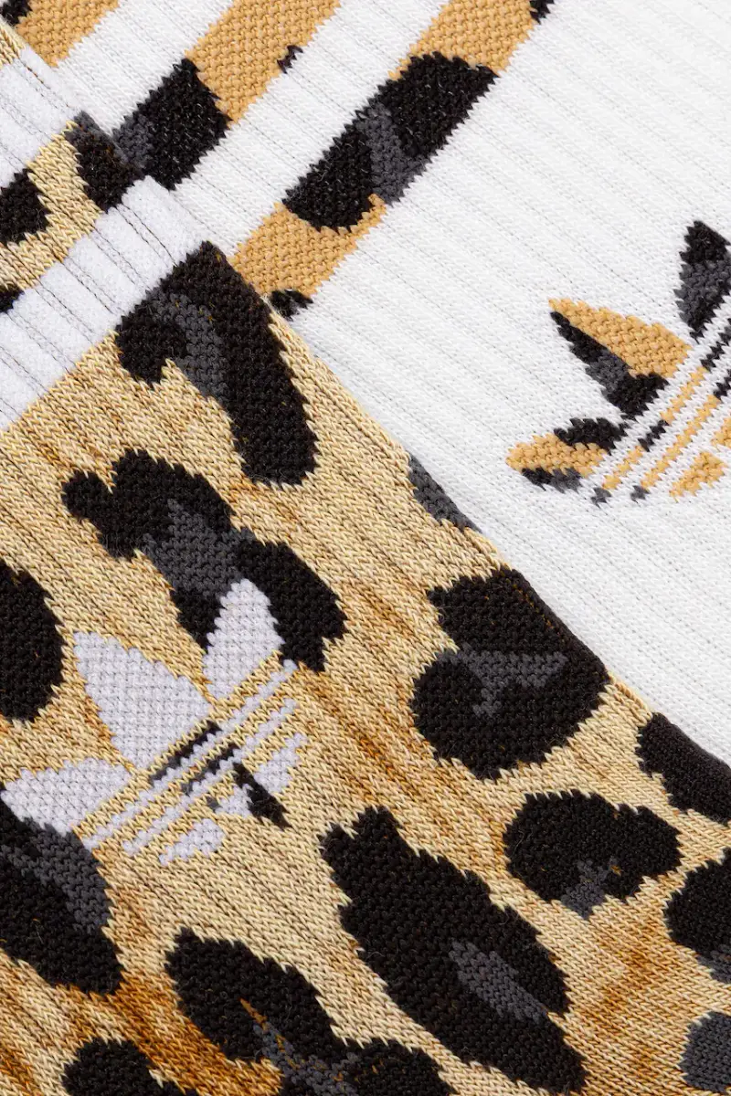 calzini Leo Crew pacco da 2 colore marrone JV7855 miniatura 2