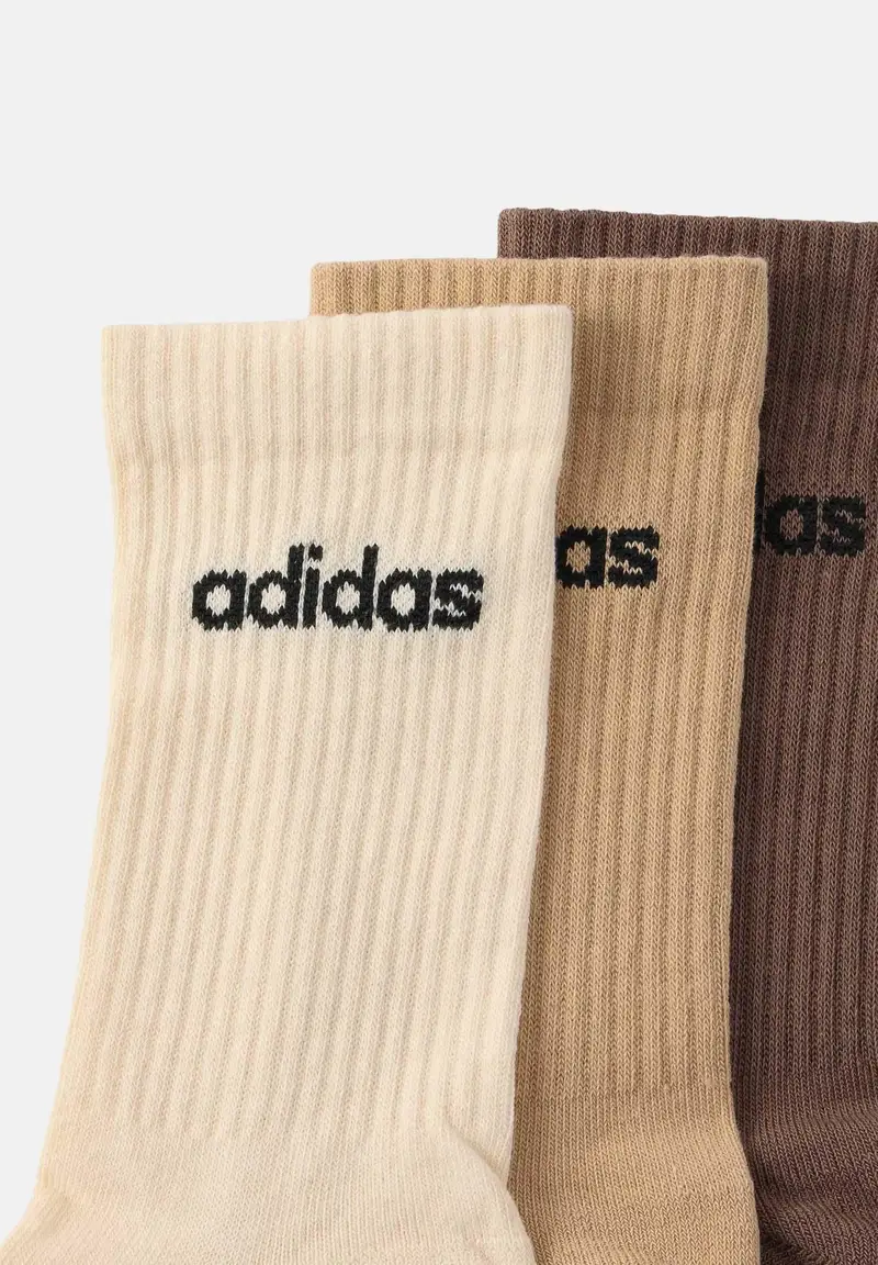 Calzini Linear Cushioned (3 paia) nei toni del marrone per uomo e donna miniatura 2