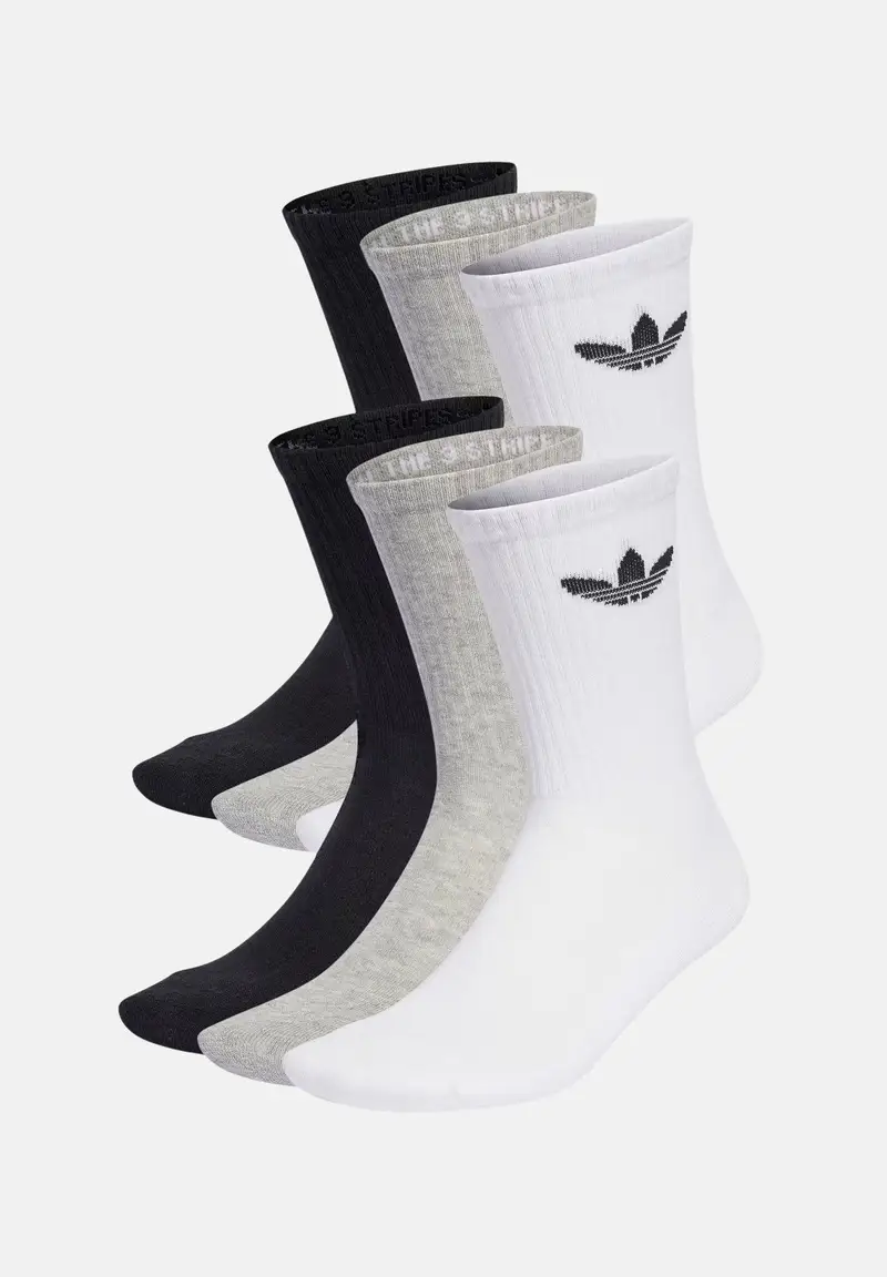 Calzini Trefoil Cushion Crew (6paia) multicolore per uomo e donna