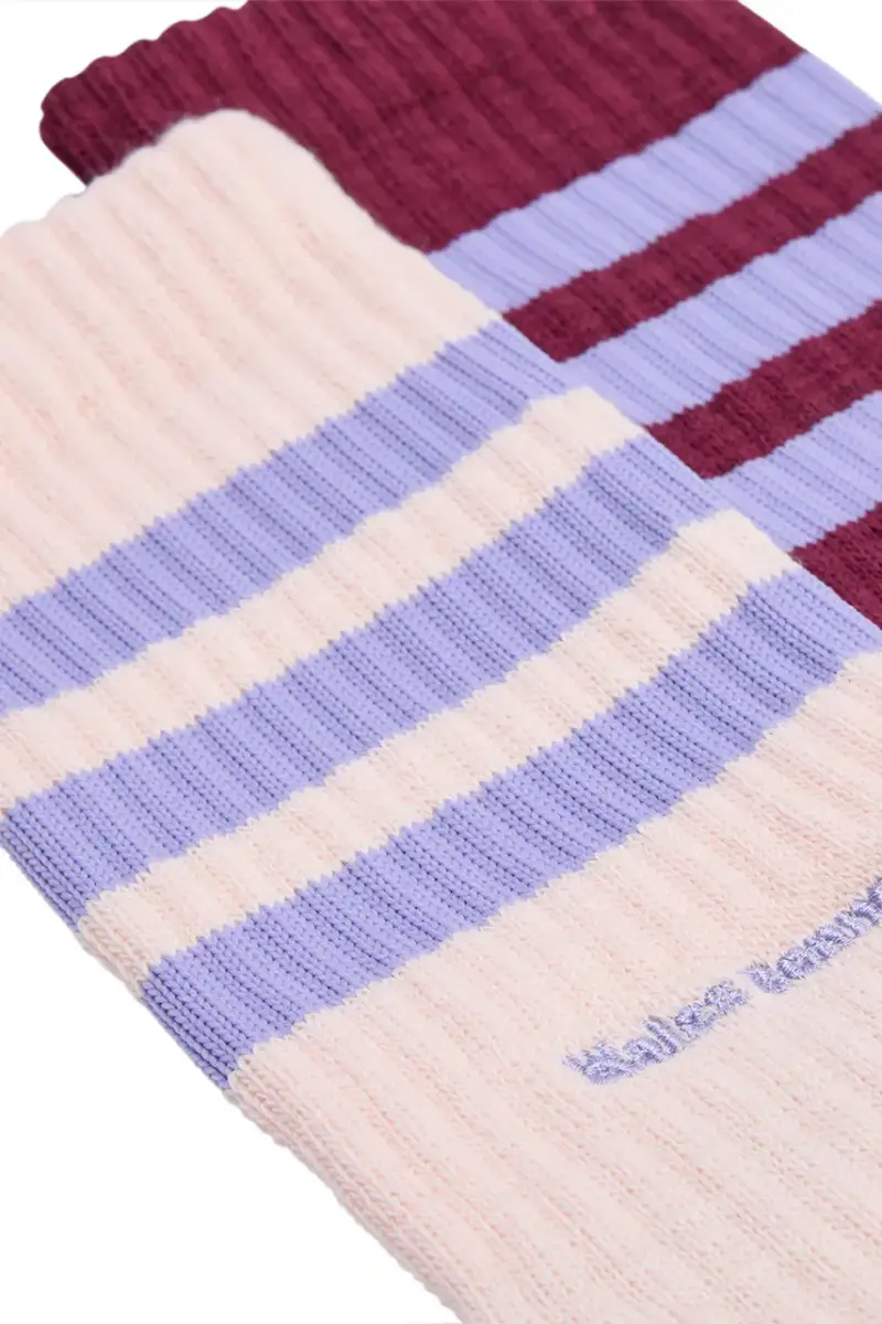 calzini Wb 3S Sock pacco da 2 colore granata KD7727 miniatura 2