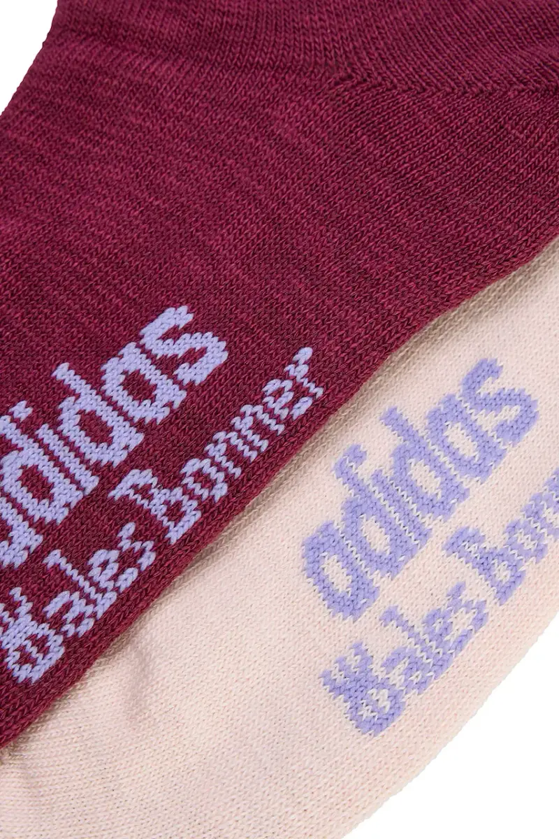 calzini Wb 3S Sock pacco da 2 colore granata KD7727 miniatura 3