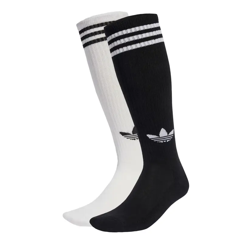 Calzino '3-Stripes Knee 2' nero / bianco