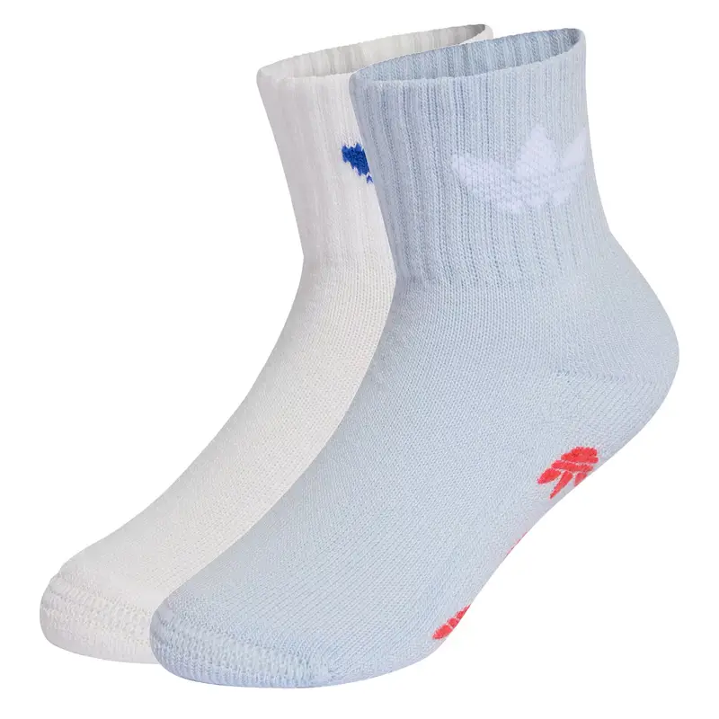 Calzino blu / blu pastello / rosso / bianco