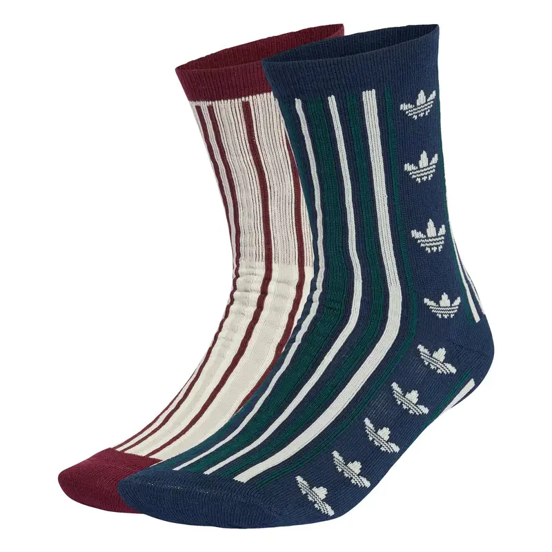 Calzino navy / verde scuro / bordeaux / bianco lana