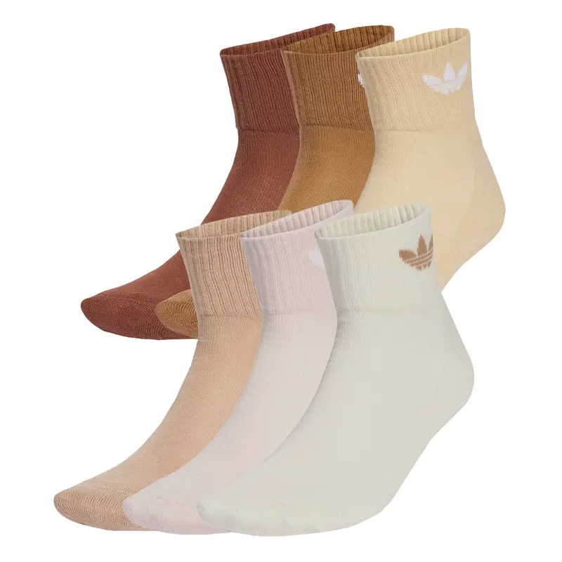 Calzino nudo / camoscio / marrone / castano / rosa pastello / bianco