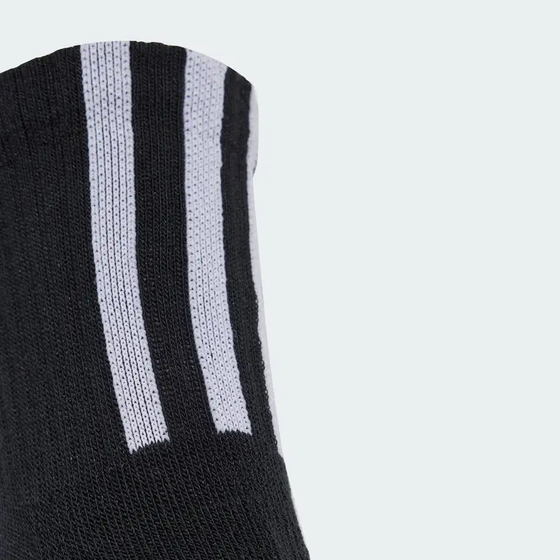 Calzino Quarter 3 Back Stripes 3 Pairs grigio / nero miniatura 3