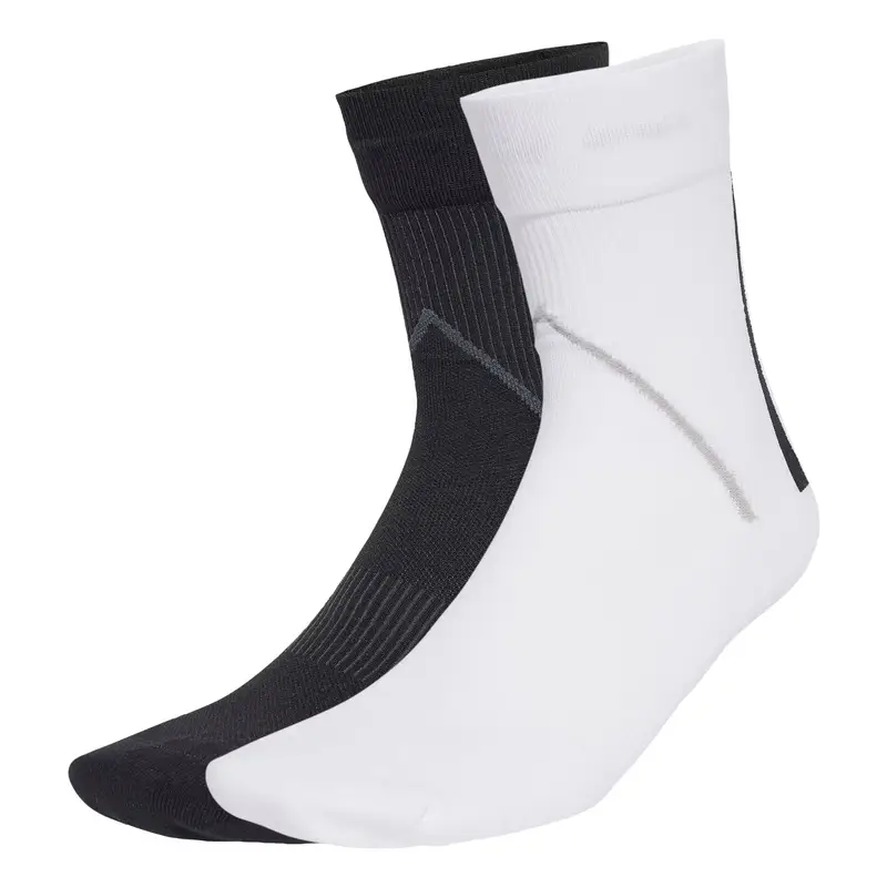 Calzino 'Techy Crew 2 Pairs' grigio / nero / bianco