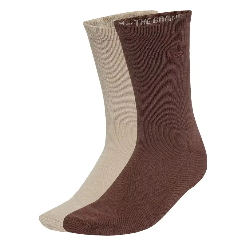 Calzino 'Two-toned Crew 2 Pairs' beige / marrone