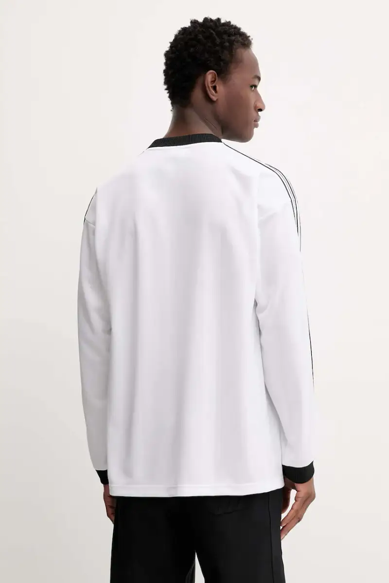 camicia a maniche lunghe colore bianco con applicazione JX3100 miniatura 3