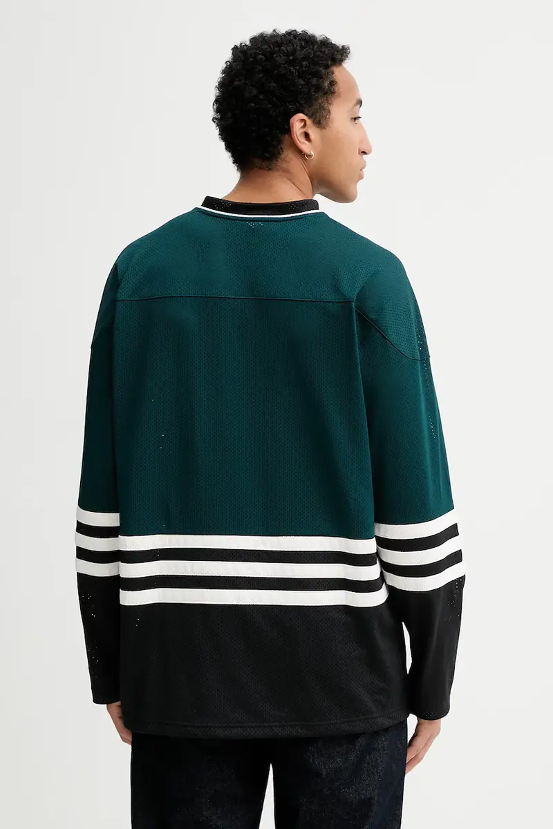 camicia a maniche lunghe Hockey Jersey Verde miniatura 3