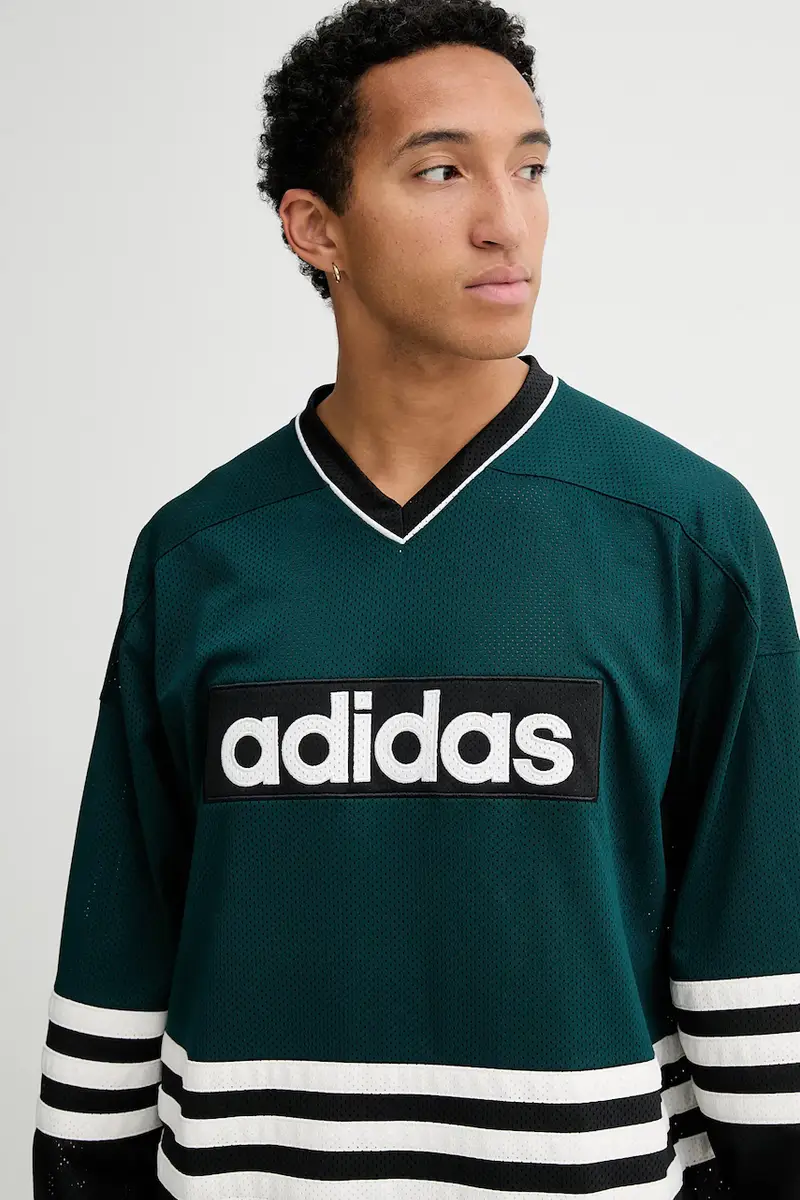 camicia a maniche lunghe Hockey Jersey Verde miniatura 4