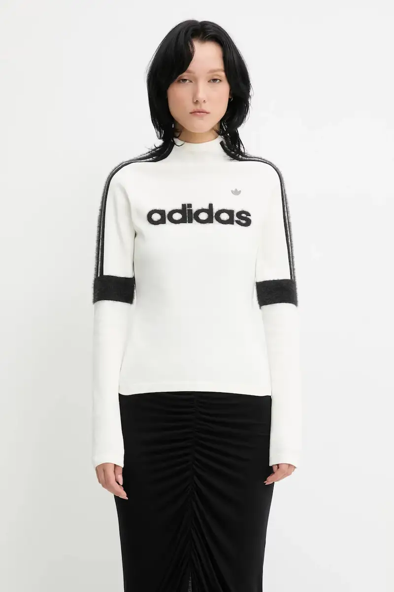 camicia a maniche lunghe Ls Tee colore beige JW2524