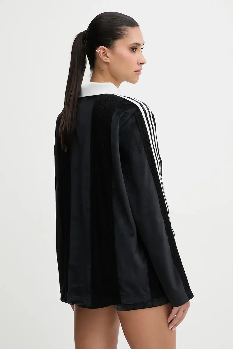 camicia a maniche lunghe Nero miniatura 3