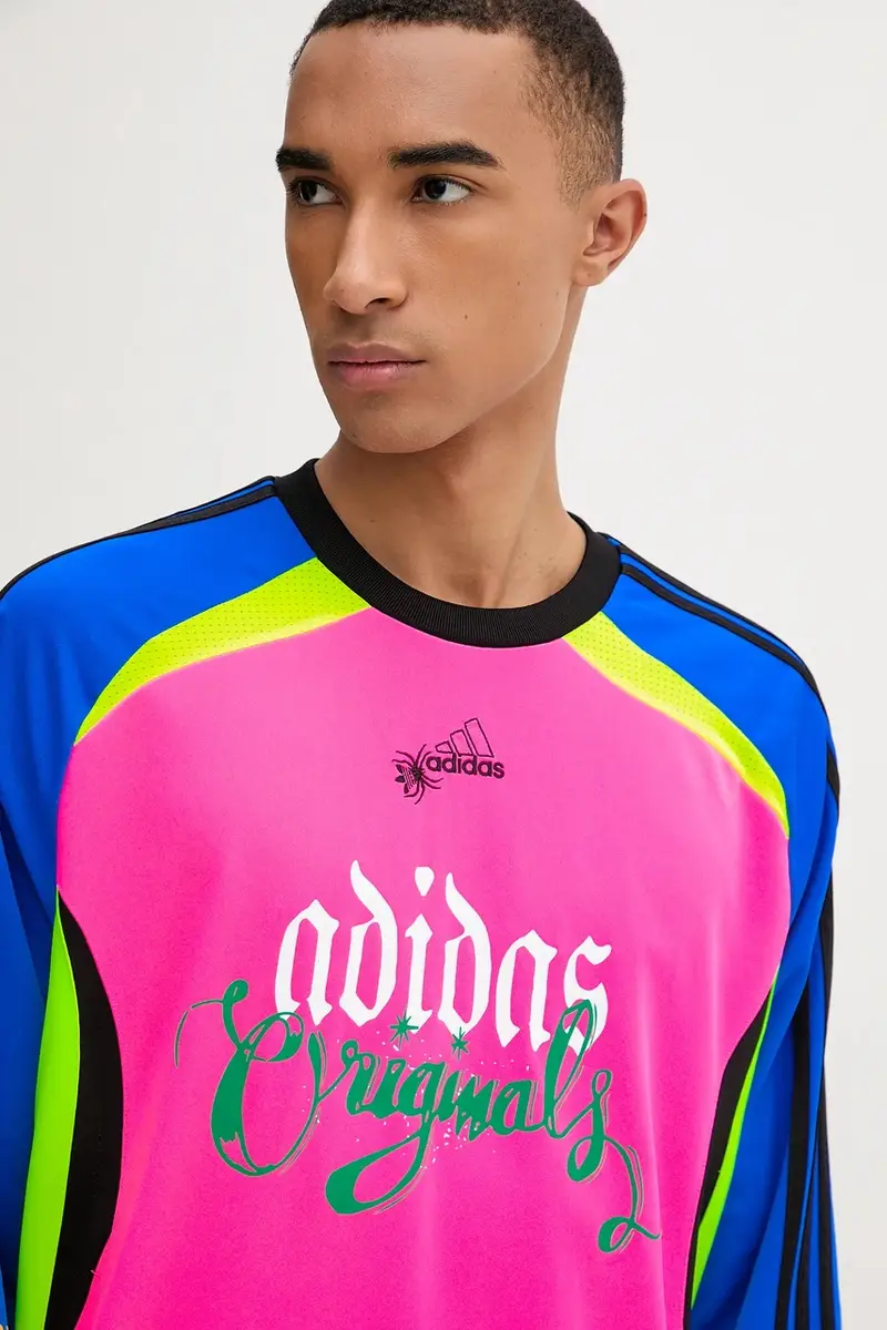 camicia a maniche lunghe Spiders Goalkeeper Loose Tee colore rosa JW0203 miniatura 4
