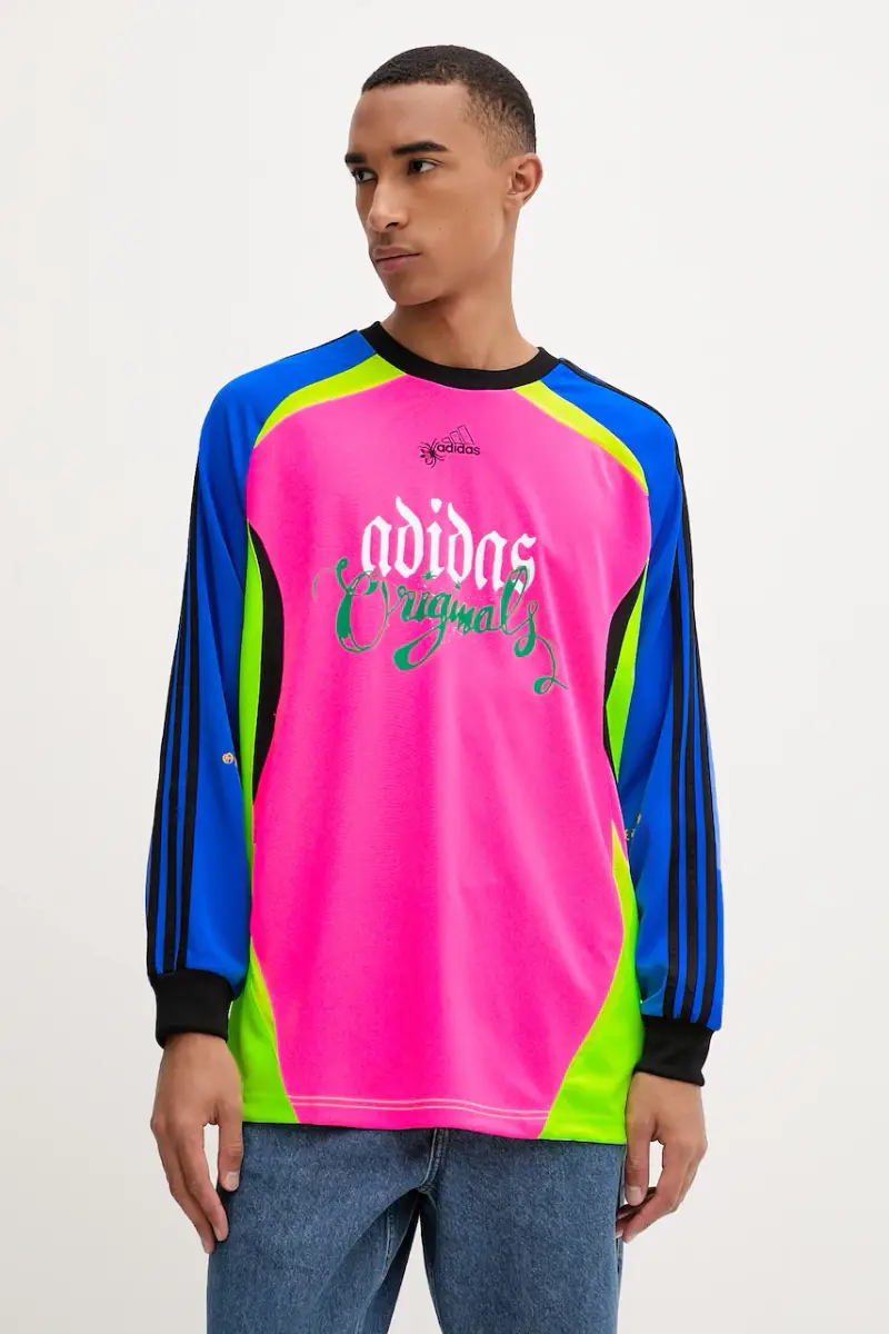 camicia a maniche lunghe Spiders Goalkeeper Loose Tee colore rosa JW0203