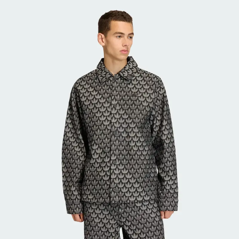 Camicia grigio chiaro / nero