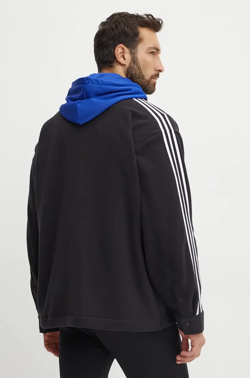 camicia uomo colore nero IZ1834 miniatura 3