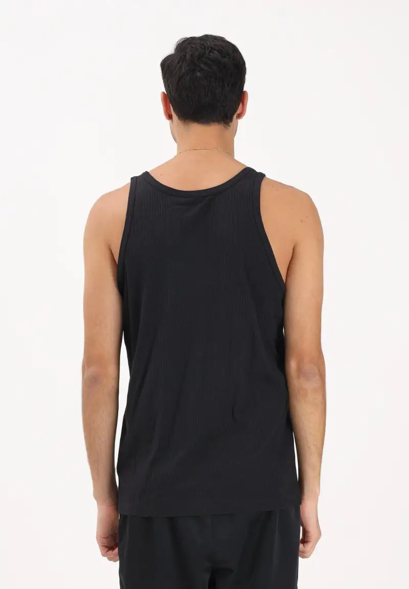 Canotta Trefoil Essentials nera da uomo miniatura 3