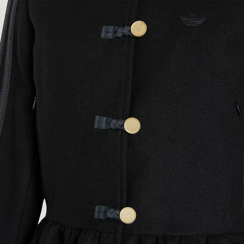 Originals Capodanno FW25 CNY Sportivo Definisci Vita Slim Fit Confortevole Delicato sulla Pelle Giacca a Righe Donna giacche KR5068 miniatura 4