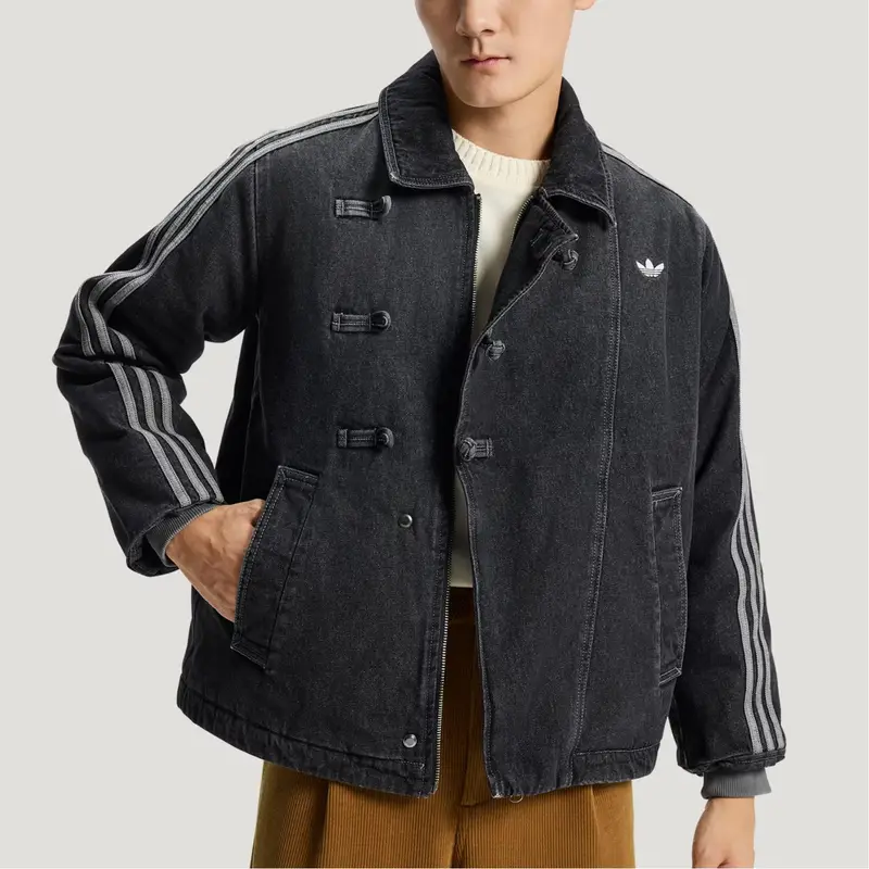 Originals Capodanno FW25 Giacca imbottita CNY Nuovo stile cinese Calda Giacca sportiva in denim tessuto Cotone Giacca unisex KR5066 3XL miniatura 2