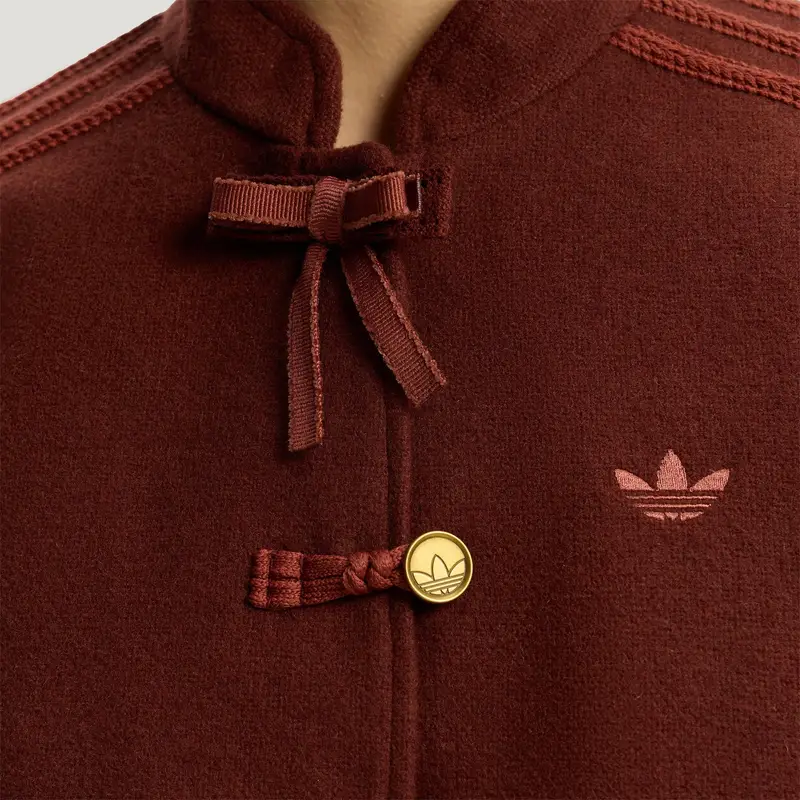 Originals Capodanno FW25 Nuovo Stile Cinese Giacca Aderente Sportiva a Strisce che Definisce la Vita Donna giacche KR5069 miniatura 3