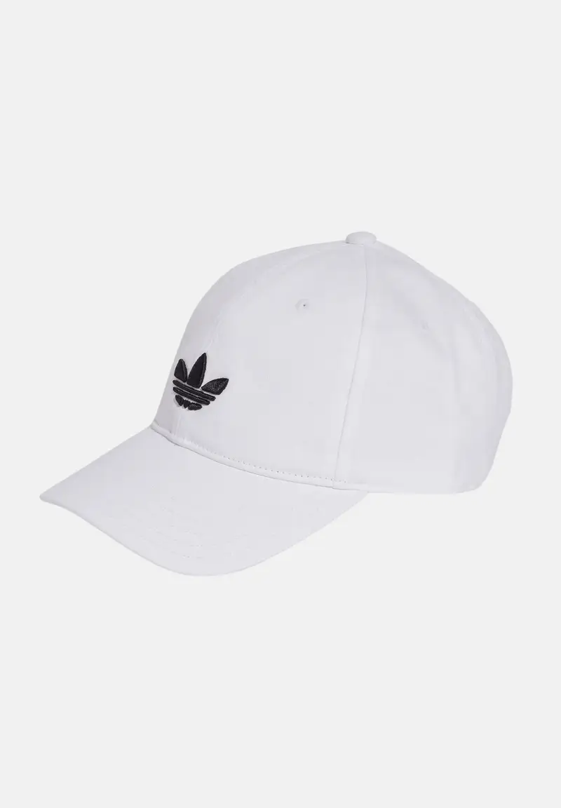 ADIDAS ORIGINALS Cappello con visiera adicolor Classic Trefoil Baseball bianco per uomo e donna