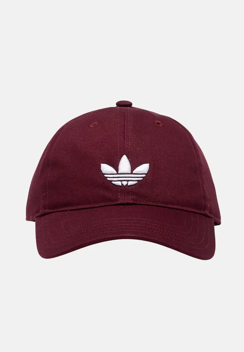ADIDAS ORIGINALS Cappello con visiera adicolor Classic Trefoil Baseball bordeaux per uomo e donna